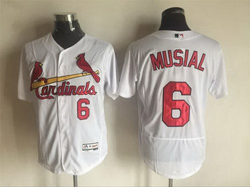 Stan Musial St. Louis Cardinals white jersey
