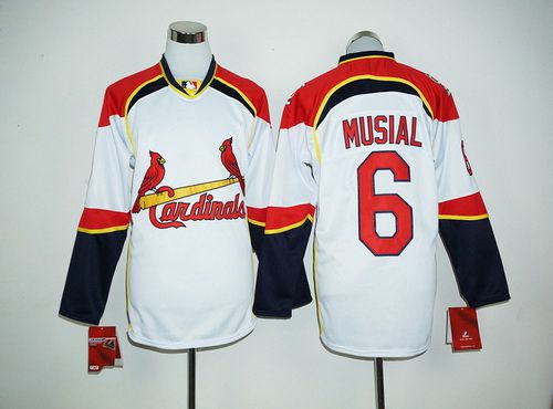 Stan Musial St. Louis Cardinals white jersey