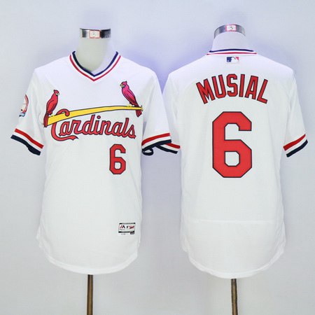 Stan Musial St. Louis Cardinals white jersey