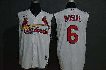 Stan Musial St. Louis Cardinals white jersey