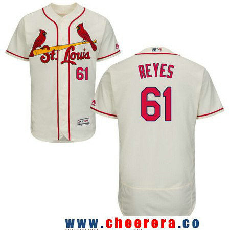 Alex Reyes St. Louis Cardinals cream jersey