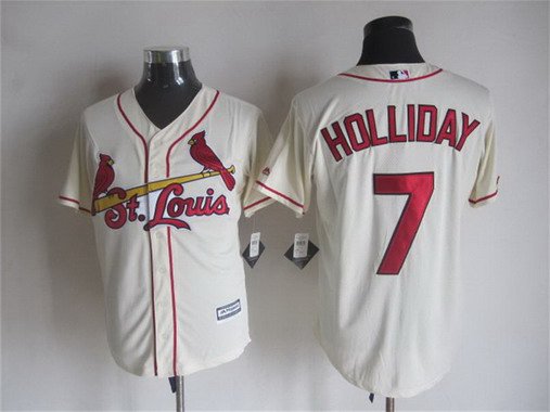 Matt Holliday St. Louis Cardinals cream Alternate jersey
