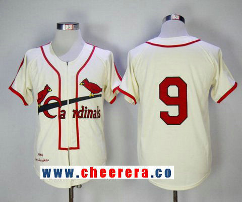 Enos Slaughter St. Louis Cardinals cream Throwback jersey