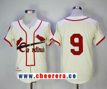Enos Slaughter St. Louis Cardinals cream Throwback jersey