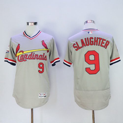 Enos Slaughter St. Louis Cardinals gray jersey
