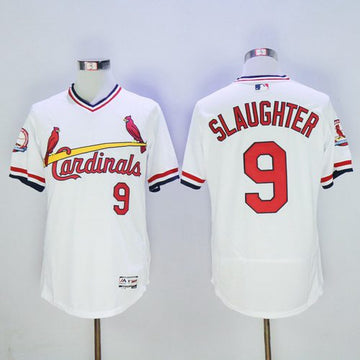Enos Slaughter St. Louis Cardinals white jersey