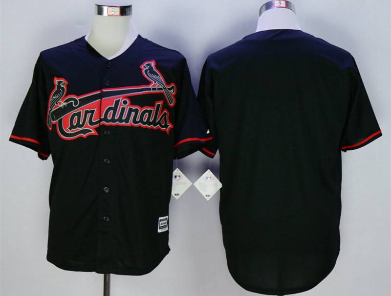 Custom St. Louis Cardinals black jersey