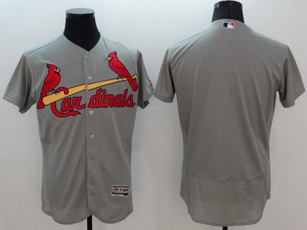 Custom St. Louis Cardinals gray jersey