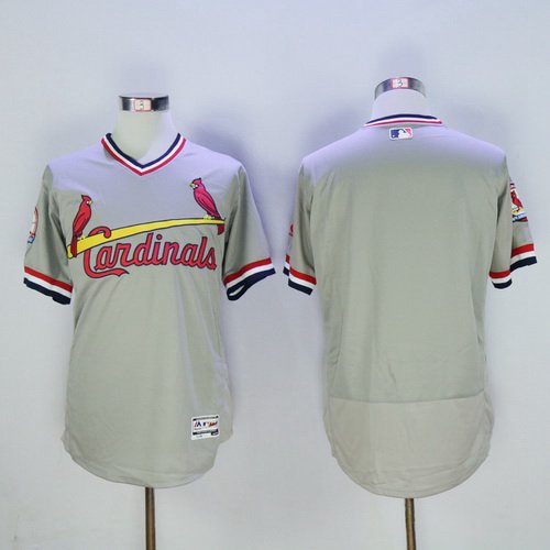 Custom St. Louis Cardinals gray jersey