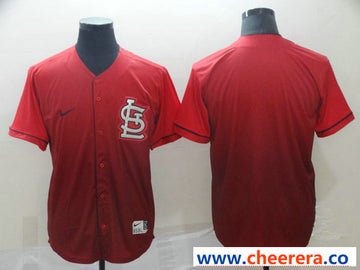 Custom St. Louis Cardinals red Fashion jersey