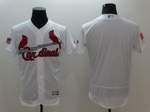 Custom St. Louis Cardinals white Fashion jersey