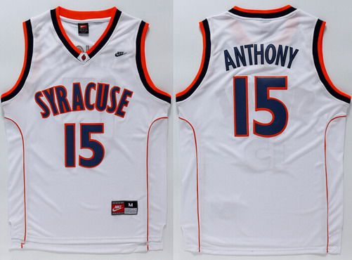 Camerlo Anthony Syracuse Orange white jersey
