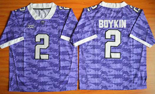 Trevone Boykin TCU Horned Frogs purple Limited jersey