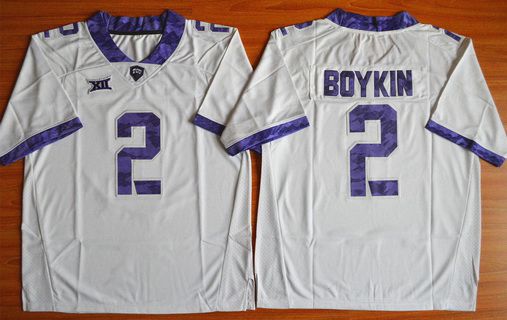 Trevone Boykin TCU Horned Frogs white Limited jersey