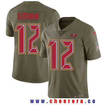 Chris Godwin Tampa Bay Buccaneers olive Salute To Service jersey