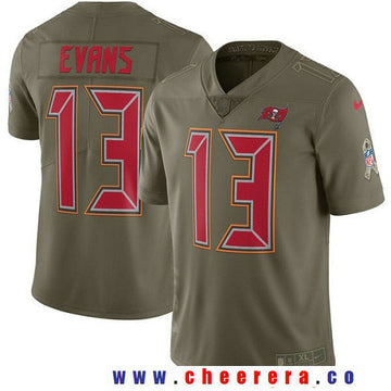 Mike Evans Tampa Bay Buccaneers olive Salute To Service jersey