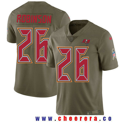 Josh Robinson Tampa Bay Buccaneers olive Salute To Service jersey