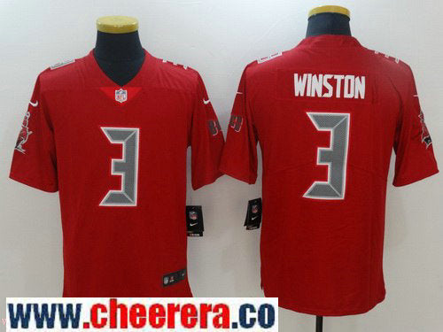 Jameis Winston Tampa Bay Buccaneers red Color Rush jersey