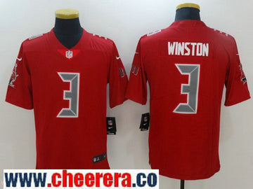 Jameis Winston Tampa Bay Buccaneers red Color Rush jersey