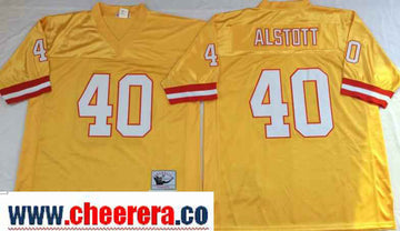 Mike Alstott Tampa Bay Buccaneers gold Throwback jersey