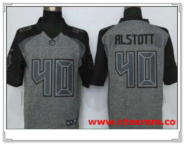 Mike Alstott Tampa Bay Buccaneers gray Limited jersey