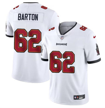 Graham Barton Tampa Bay Buccaneers white Vapor jersey
