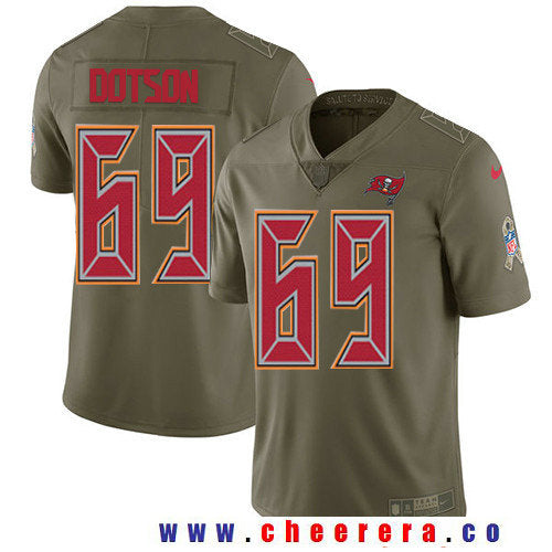 Demar Dotson Tampa Bay Buccaneers olive Salute To Service jersey