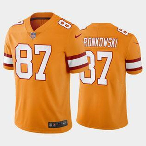 Rob Gronkowski Tampa Bay Buccaneers orange Vapor jersey