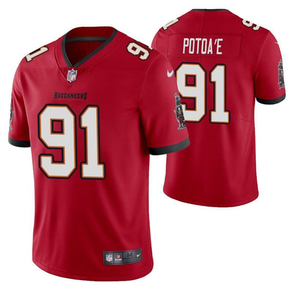 Benning Potoa'e Tampa Bay Buccaneers red Vapor jersey