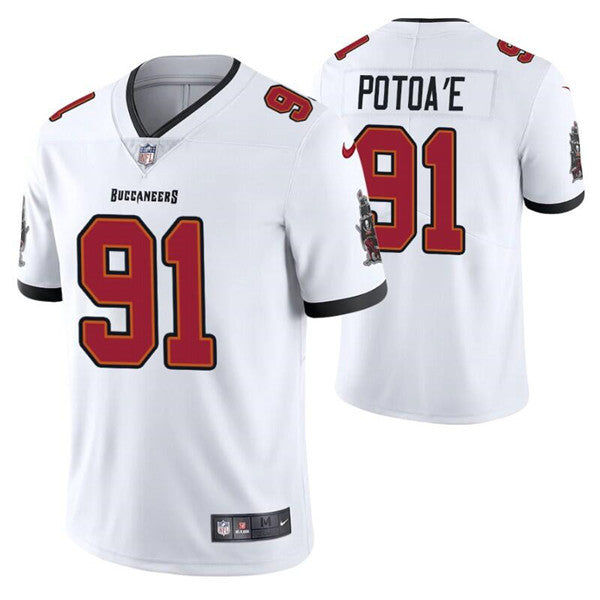 Benning Potoa'e Tampa Bay Buccaneers white Vapor jersey