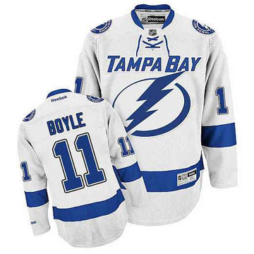 Brian Boyle Tampa Bay Lightning white Away jersey