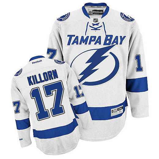 Alex Killorn Tampa Bay Lightning white Away jersey