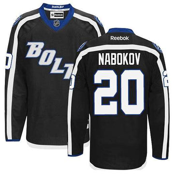 Evgeni Nabokov Tampa Bay Lightning black Third jersey