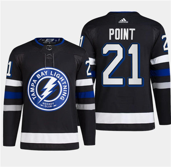 Brayden Point Tampa Bay Lightning black Stadium Series jersey
