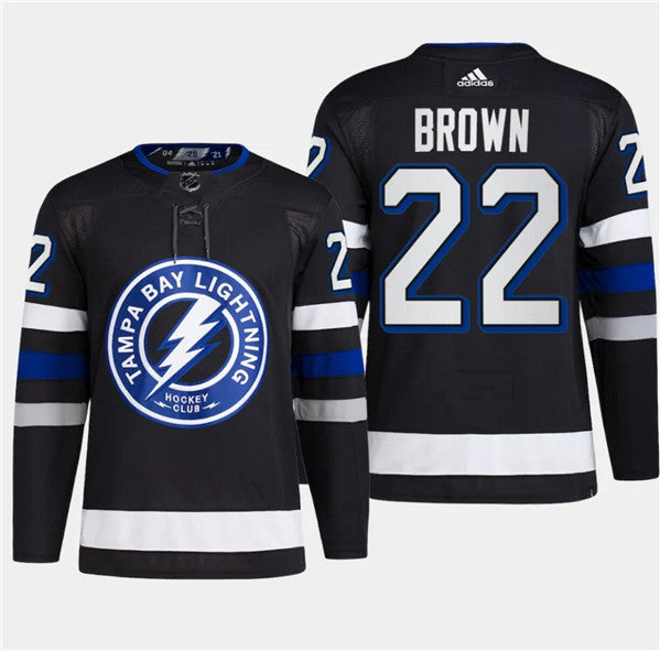 Logan Brown Tampa Bay Lightning black Stadium Series jersey