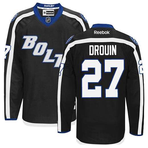 Jonathan Drouin Tampa Bay Lightning black Third jersey
