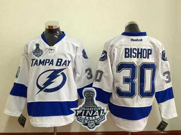 Ben Bishop Tampa Bay Lightning white jersey