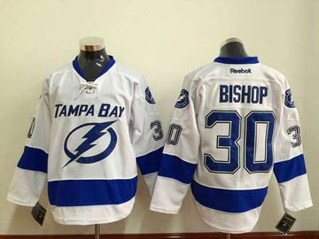 Ben Bishop Tampa Bay Lightning white jersey
