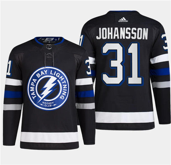 Jonas Johansson Tampa Bay Lightning black Stadium Series jersey