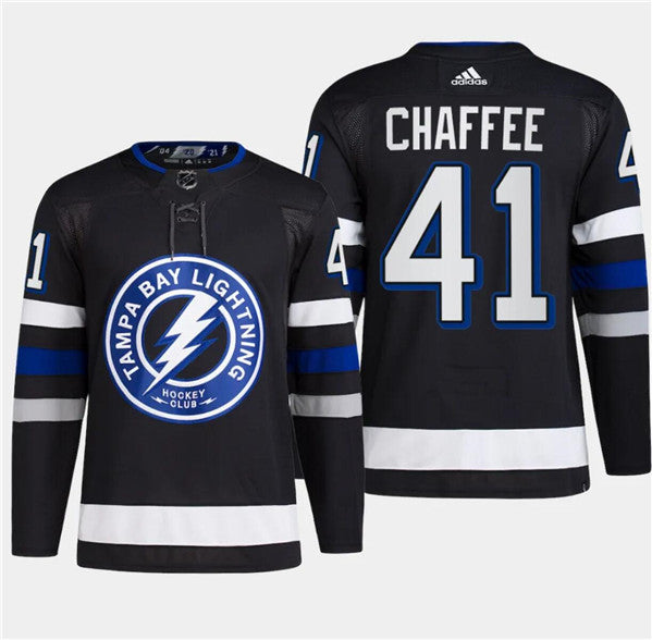 Mitchell Chaffee Tampa Bay Lightning black Stadium Series jersey