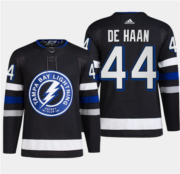 Calvin de Haan Tampa Bay Lightning black Stadium Series jersey