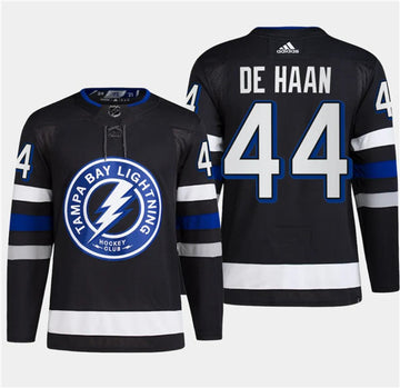 Calvin de Haan Tampa Bay Lightning black Stadium Series jersey