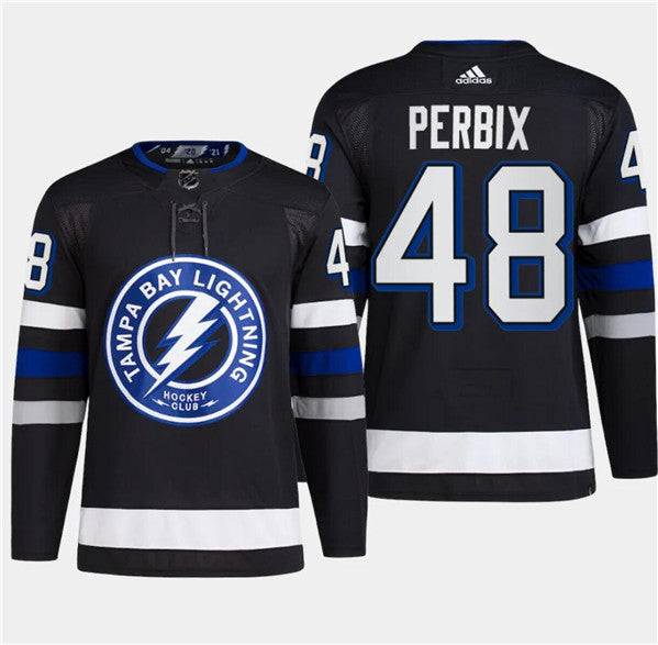 Nick Perbix Tampa Bay Lightning black Stadium Series jersey