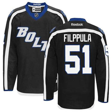 Valtteri Filppula Tampa Bay Lightning black Third jersey