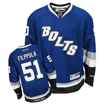 Valtteri Filppula Tampa Bay Lightning blue Third jersey
