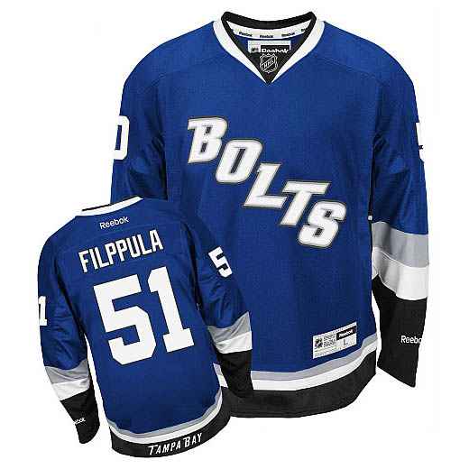 Valtteri Filppula Tampa Bay Lightning blue Third jersey