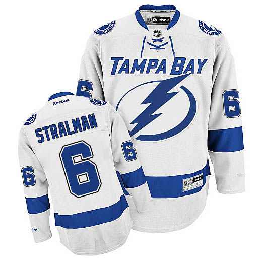 Anton Stralman Tampa Bay Lightning white Away jersey