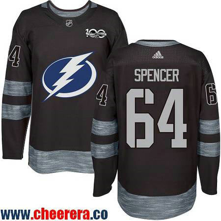 Matthew Spencer Tampa Bay Lightning black jersey