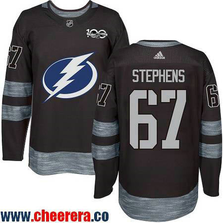 Mitchell Stephens Tampa Bay Lightning black jersey