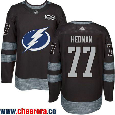 Victor Hedman Tampa Bay Lightning black jersey